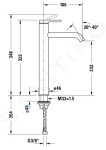 DURAVIT - C.1 Umyvadlová baterie, chrom C11040002010