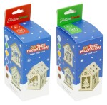 Dekorace DIY vánoční ozdoba Festive Friends Domeček