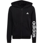 Mikina s kapucí adidas Essentials Linear Logo Full-Zip Hoodie Jr IC3584 128cm