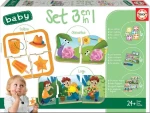 EDUCA Baby puzzle set Barvy posloupnost a protiklady 3v1