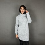HOSH Pletený jednobarevný rolák CLAIRE Barva: Tmavě šedá