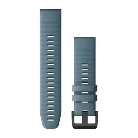 Garmin řemínek QuickFit 22 ocelově modrý / Řemínek / 22 mm / silikonový (010-12863-03)