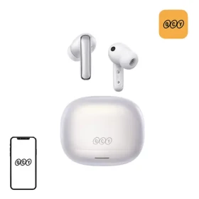 QCY MeloBuds N65 bílá / Bezdrátová sluchátka / TWS / ANC / Bluetooth 6.0 / IPX5 (HT21WH)