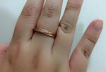 Pozlacený prsten Enzio se zirkony, Bílá/čirá