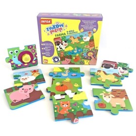 Zvukové puzzle Farma dielikov
