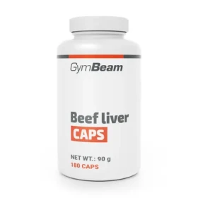 Hovězí játra - GymBeam (180 kaps.) (107647-2-180caps)