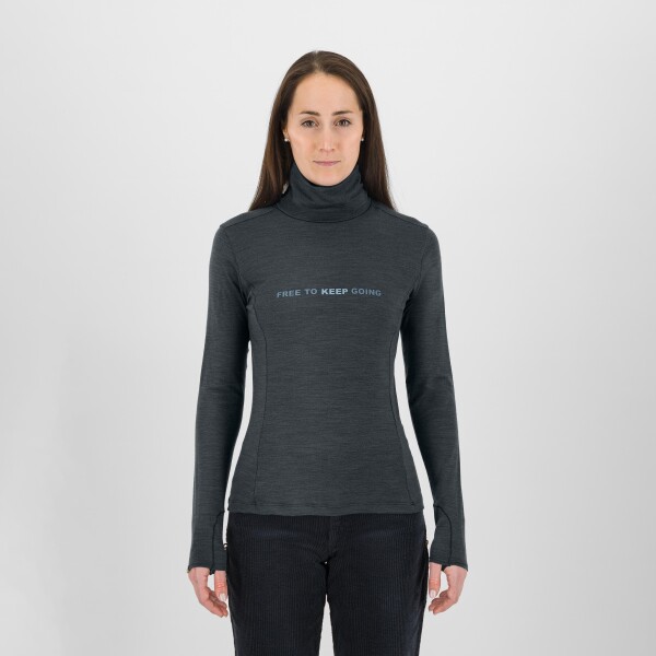 KARPOS Coppolo Merino W High Neck Ls, Woodl.Gray velikost: S