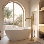 REA - Volně stojící baterie Lungo Diamond Gold REA-B2249