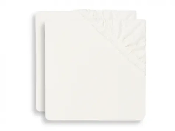 Jollein Prostěradlo napínací 120x60 cm 2 ks Ivory (2511-507-66041)