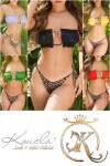 Sexy třpytivé brazilské bikiny 2Piece-Set