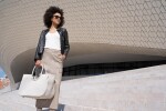 Nákupní taška Reisenthel Loopshopper L Herringbone sand