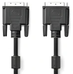 NEDIS DVI-D kabel 24+1 M-M / Kabel / Dual Link / 2560x1600 / 2 m / černý (CCGL32001BK20)