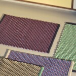 HAY Jutová rohožka Burgundy 50 × 70 cm, modrá barva, textil