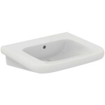 IDEAL STANDARD - Contour 21+ Umyvadlo bezbariérové 65x56 cm, s přepadem, bez otvoru pro baterii, SmartGuard+, bílá E3623HY