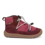 Dívčí celoroční barefoot boty TEX TRACK Bordeaux, Froddo, G3110257-7, červená - 33