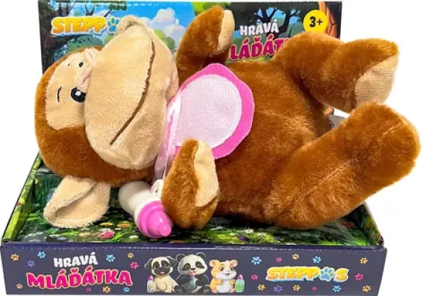 STEPPOS Interaktivní opička s lahvičkou