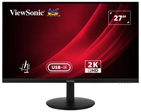 27" ViewSonic VG2709-2K-MHDU-2 černá / Monitor / IPS / 2560 x 1440 / 100 Hz / USB-C / Pivot / VESA / repro (VG2709-2K-MHDU-2)
