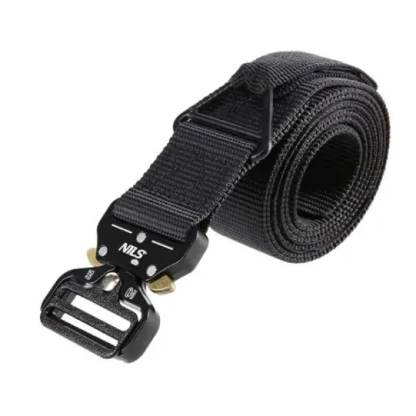 NILS Camp NC1729 černý 125 cm / Taktický opasek (5907695554144)