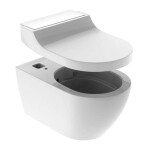 GEBERIT - AquaClean Elektronický bidet Tuma Comfort s keramikou, Rimfree, SoftClosing, alpská bílá 146.292.11.1