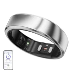 RingConn Air Gen 2 Smart Ring vel. 8 galaxy silver / chytrý prsten / titanová ocel / BT 5.0 / IP68 (124030801)