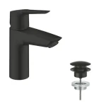 Grohe QuickFix Start - Umyvadlová baterie s výpustí Push-Open matná černá (235502432)