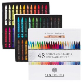 Sennelier Sennelier, N132380.02, sada bezdřevých pastelů v tužce, 48 ks
