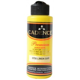 Akrylová barva Cadence Premium - žlutá / 70 ml