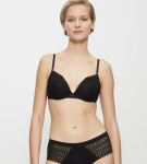 Dámská podprsenka Push-up Aura Spotlight WHU černá - Triumph BLACK 80A