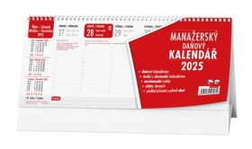 Manažerský kalendář 2025 stolní kalendář