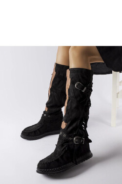 Kozačky na klínech model 205791 Solea 40