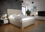 Boxspring Kerstin Matrace: Bez matrace, látka: Riviera 26