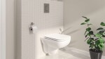 GROHE - Solido Set předstěnové instalace, klozetu Edge Ceramic a sedátka softclose, tlačítko Even, chrom 39817000
