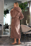 Šaty 2402 Geo Long Chocolate - L&L S
