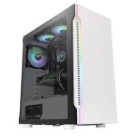 THERMALTAKE H200 TG Snow RGB bílá / midi tower / USB / bez zdroje / ATX / průhledná bočnice (CA-1M3-00M6WN-00)