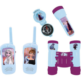 Lexibook Frozen set vysílačky, dalekohled, baterka, kompas