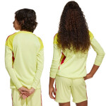 Dětské brankářské tričko adidas Tiro 25 Competition s dlouhým rukávem žluto-červené KJN2020 152cm