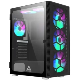 Montech X3 Glass černá / ATX / 3x USBA / 3x 140mm + 3x 120mm / bez zdroje / průhledná bočnice (X3 GLASS BK)