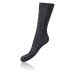 Zimní unisex ponožky NORWEGIAN STYLE SOCKS - BELLINDA - černá 39 - 42