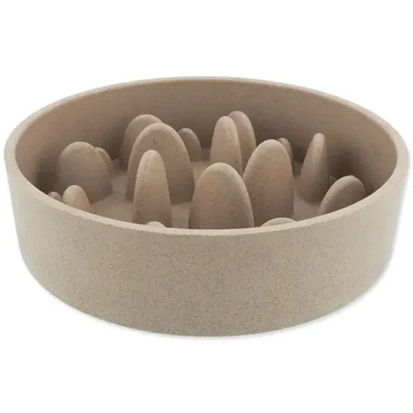 Dog Fantasy EcoStyle proti hltání béžová / Miska / 21 cm / 1350 ml (454-855077)