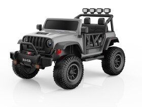 Mamido Elektrické autíčko Buggy BIG FOOT 4x4 šedé 24V | 800W | 60 kg | EVA | LED | 2,4Ghz | ECO kůže