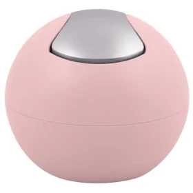Spirella BOWL MATT mini výklopný odpadkový koš 1 L matný růžový / plast (7610583208583)