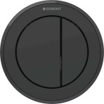 GEBERIT - Splachovací systémy Oddálené ovládání typ 10, pneumatické, pro 2 množství splachování, matná černá 116.057.16.1