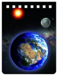 Notebook 3D - A7 Earth Sun Moon