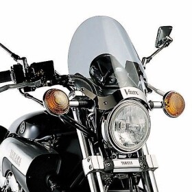A123 čiré plexi pro Yamaha V Max 1200, vxš310x295 mm, úchyt na světlomet