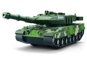 Tank RC na dálkové ovládání s efekty 28 cm