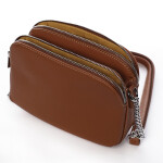 Úžasná dámská koženková crossbody Georgina koňaková