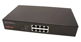 Roline Switch 8x 10/100 PoE+ / Switch / 8-port / 100 Mbps / PoE+ (21.13.1191)