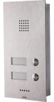Wantec Monolith C a/b / Dveřní interkom / 2 tlačítka / nerez / analogová linka (4052)