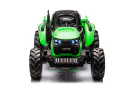 Mamido Elektrický traktor s přívěsem pro děti HC-306 24V světle zelený