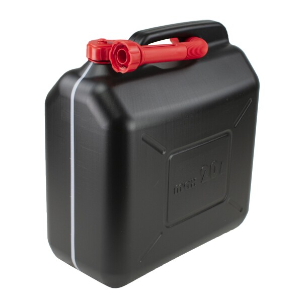 STREND PRO 254146 Kanystr na benzín plastový 20L, černý